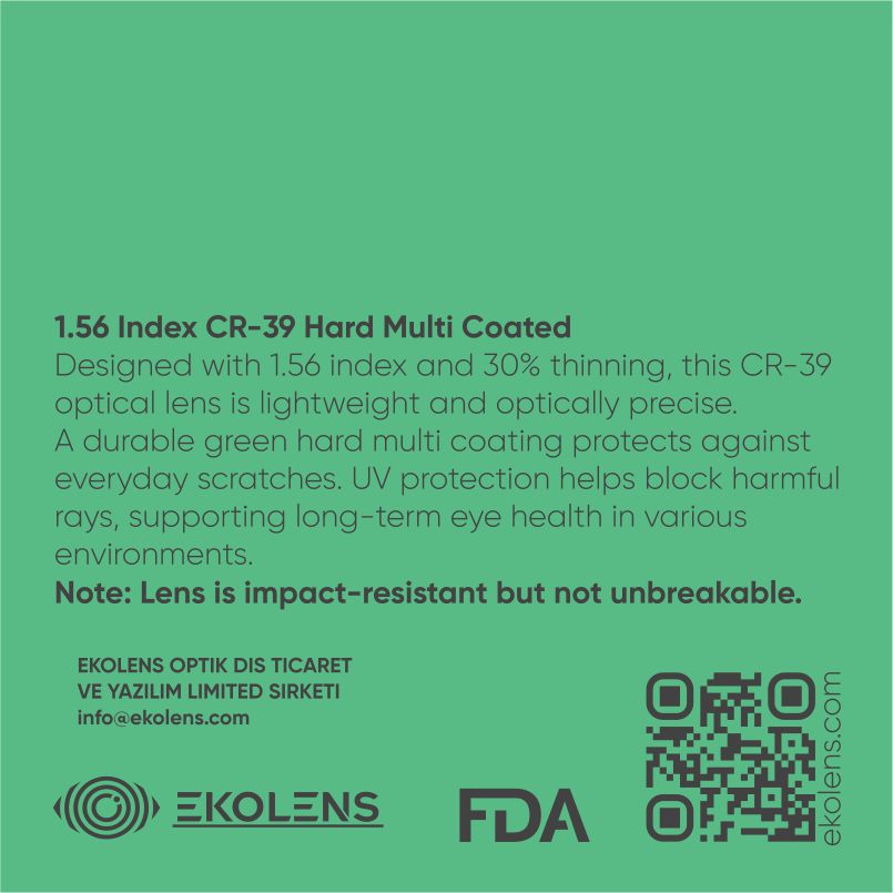 TORA 1,56 SV CR39 HMC