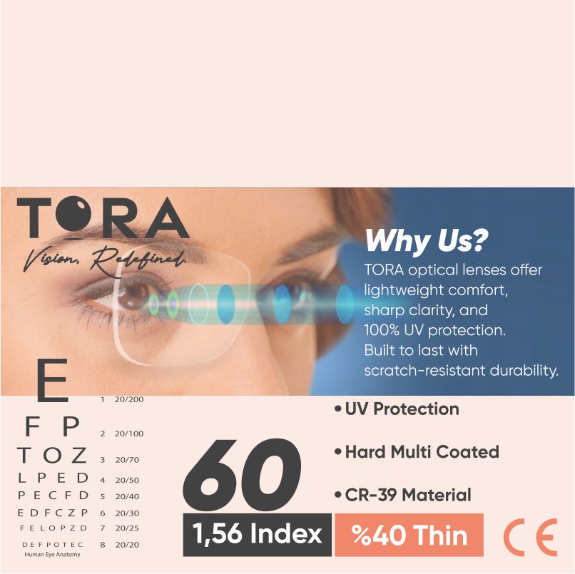 TORA 1,56 SV CR39 HMC 60MM